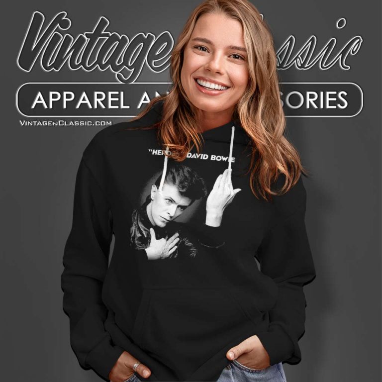 David Bowie Heroes Hoodie David Bowie Heroes Hoodie