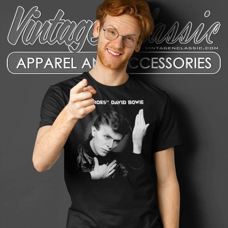 David Bowie Heroes T Shirt David Bowie Heroes T Shirt