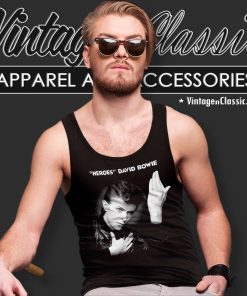 David Bowie Heroes Tank Top Racerback