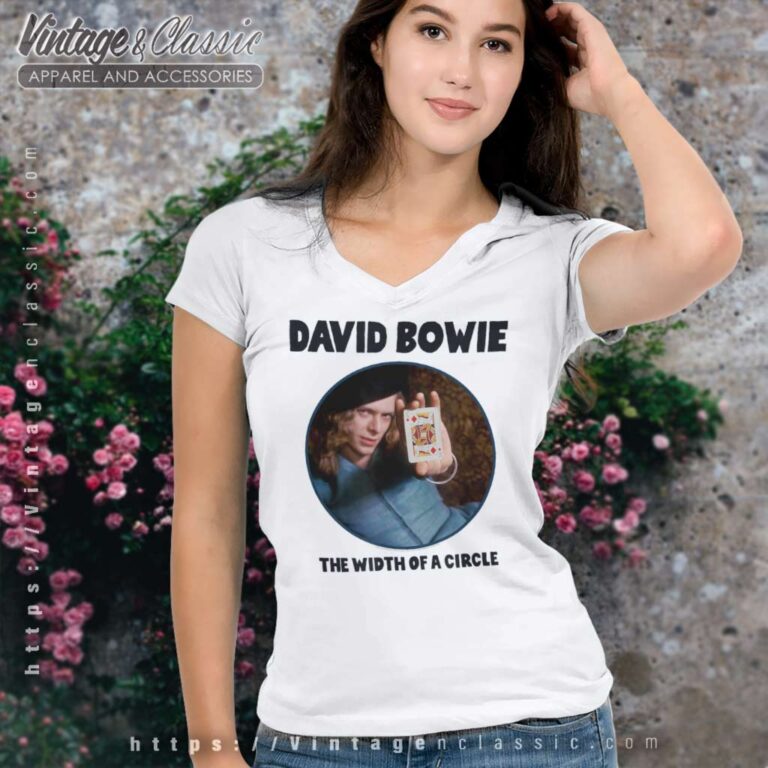 David Bowie King Of Diamonds V Neck TShirt David Bowie King Of Diamonds V Neck TShirt
