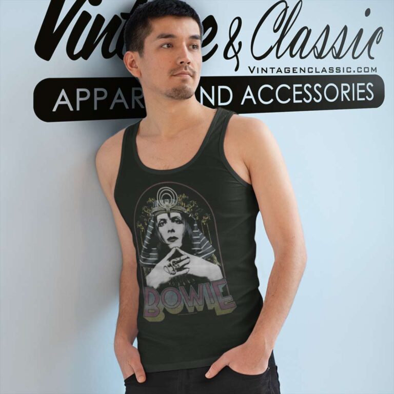 David Bowie King Tut Tank Top Racerback David Bowie King Tut Tank Top Racerback