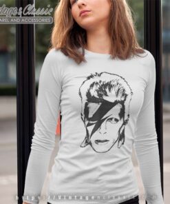 David Bowie Lightning Long Sleeve Tee