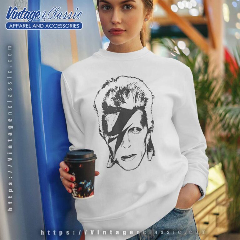 David Bowie Lightning Sweatshirt David Bowie Lightning Sweatshirt