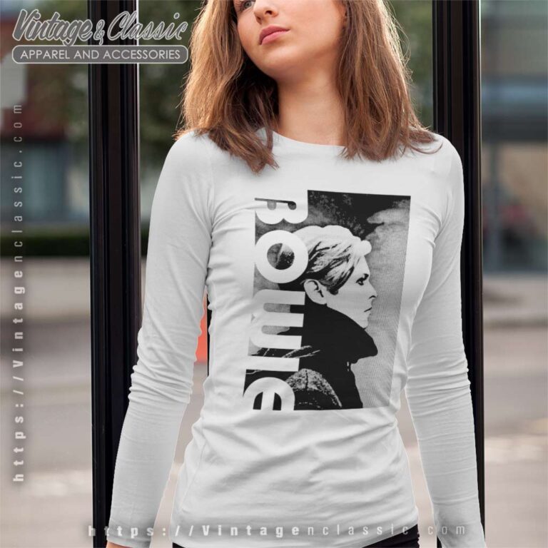 David Bowie Low Profile Long Sleeve Tee David Bowie Low Profile Long Sleeve Tee
