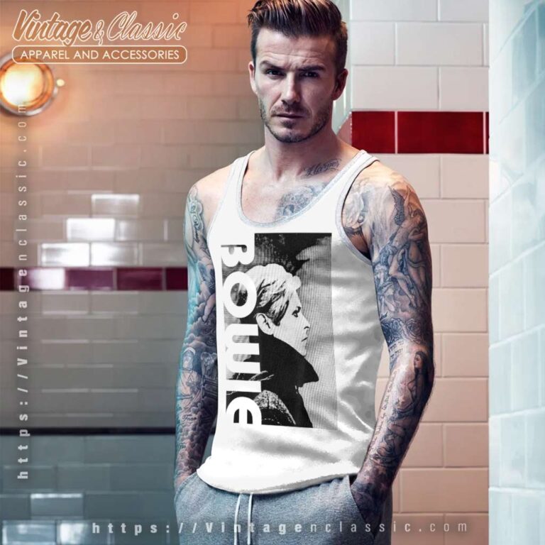 David Bowie Low Profile Tank Top Racerback David Bowie Low Profile Tank Top Racerback
