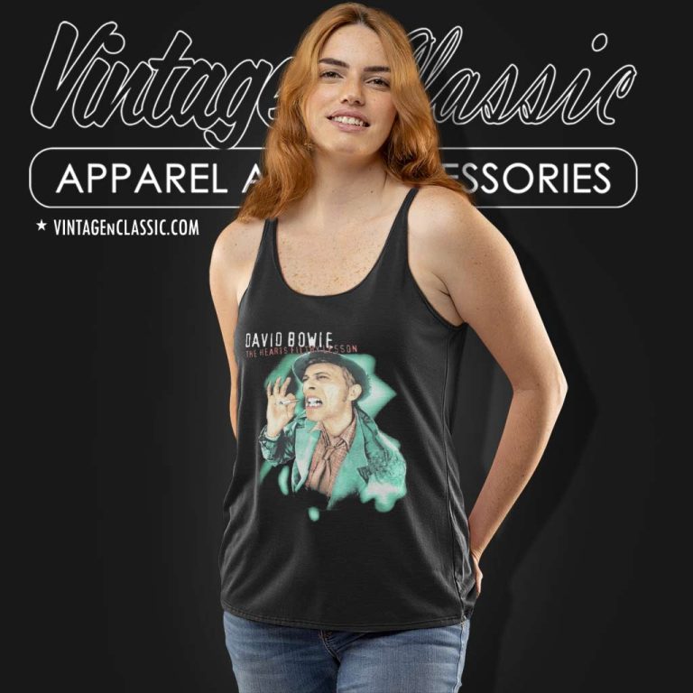 David Bowie Outside Tour Tank Top Racerback David Bowie Outside Tour Tank Top Racerback