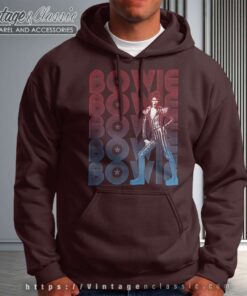 David Bowie Rise And Fall Hoodie