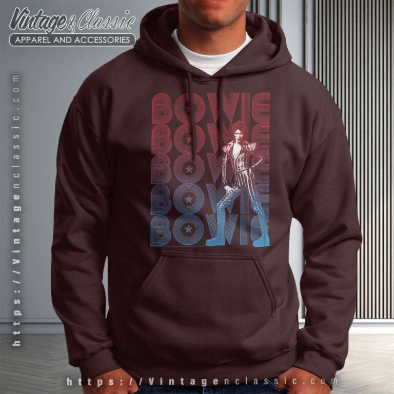 David Bowie Rise And Fall Hoodie David Bowie Rise And Fall Hoodie