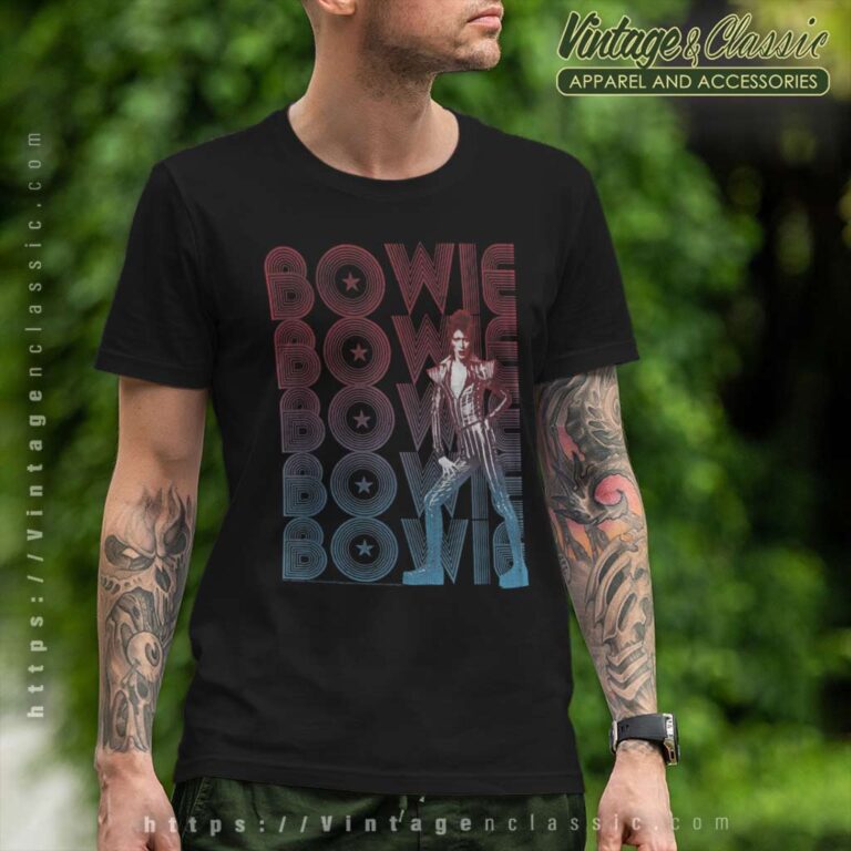 David Bowie Rise And Fall T Shirt David Bowie Rise And Fall T Shirt