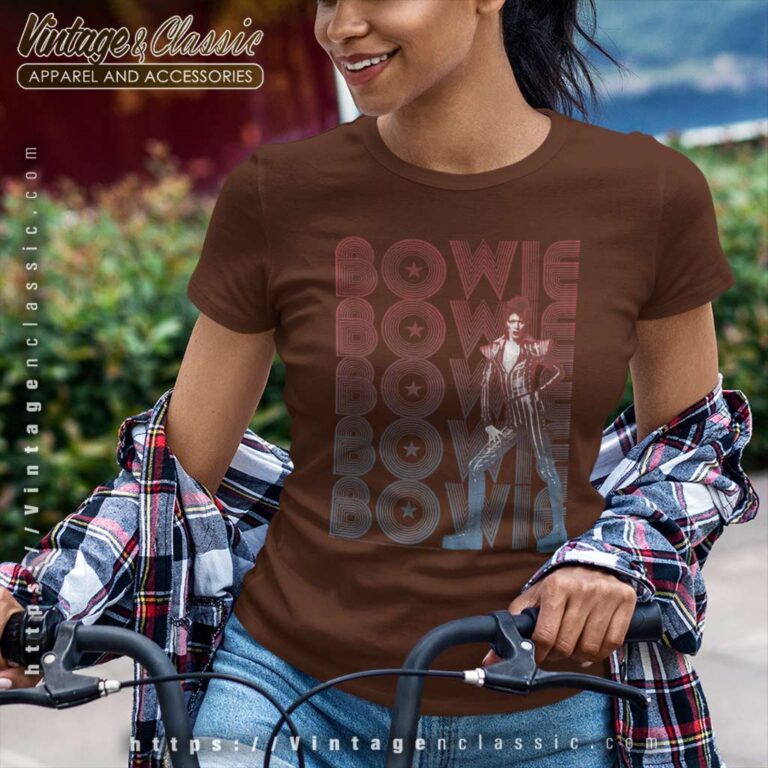 David Bowie Rise And Fall Women TShirt David Bowie Rise And Fall Women TShirt