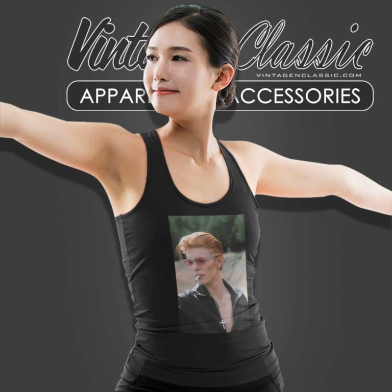 David Bowie Rock N Roll Tank Top Racerback David Bowie Rock N Roll Tank Top Racerback