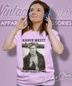 David Bowie Shirt Never Heard Of Her Women T Shirt