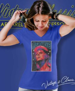 David Bowie Shirt Painting Art Prints V Neck TShirt
