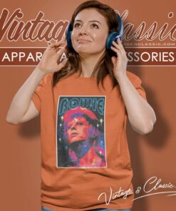 David Bowie Shirt Painting Art Prints Women TShirt