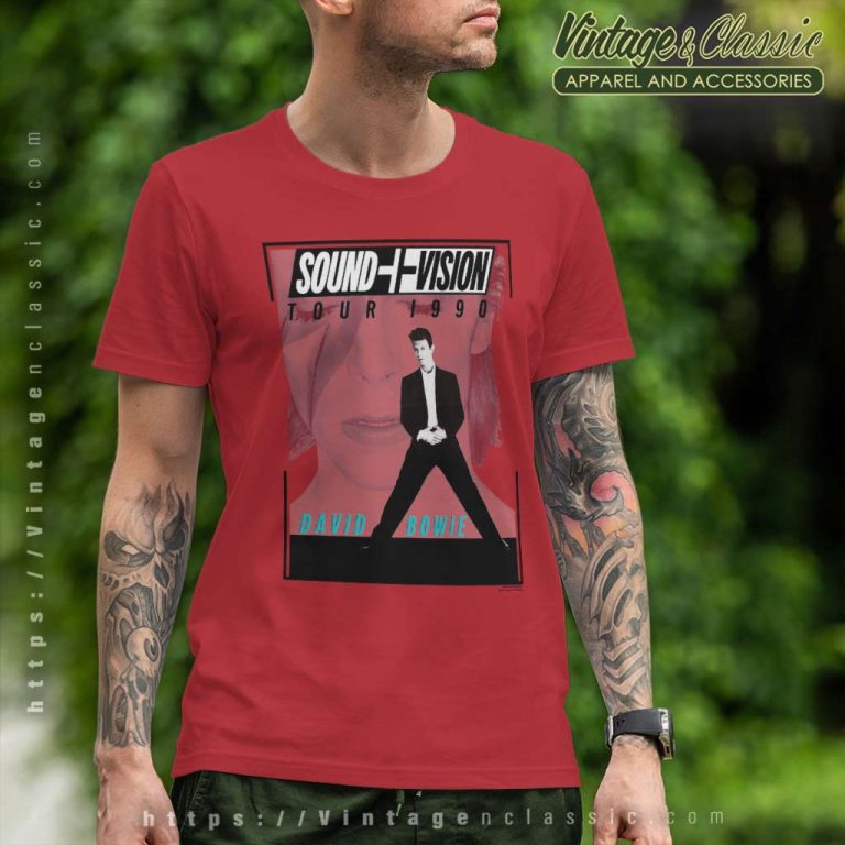 David Bowie Shirt Sound And Vision Tour T Shirt David Bowie Shirt Sound And Vision Tour T Shirt