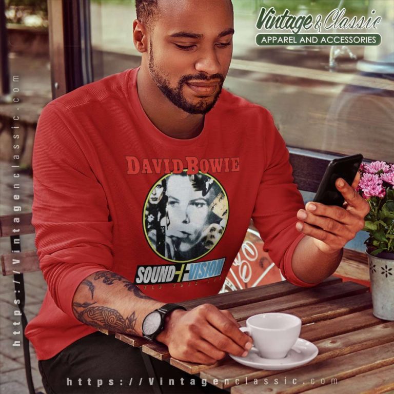 David Bowie Shirt Sound Vision World Tour Sweatshirt David Bowie Shirt Sound Vision World Tour Sweatshirt