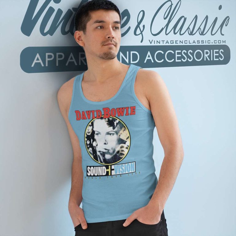 David Bowie Shirt Sound Vision World Tour Tank Top Racerback David Bowie Shirt Sound Vision World Tour Tank Top Racerback