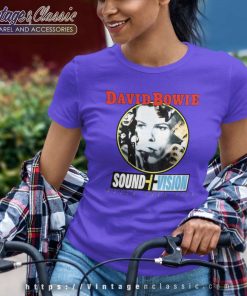 David Bowie Shirt Sound Vision World Tour Women TShirt