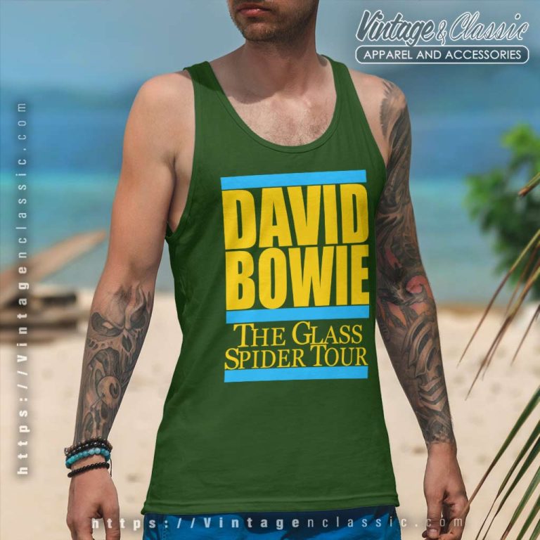 David Bowie Shirt The Glass Spider Tank Top Racerback David Bowie Shirt The Glass Spider Tank Top Racerback