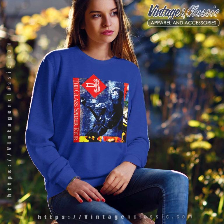 David Bowie Shirt The Glass Spider Tour Sweatshirt David Bowie Shirt The Glass Spider Tour Sweatshirt