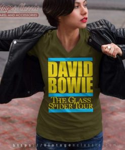 David Bowie Shirt The Glass Spider V Neck TShirt