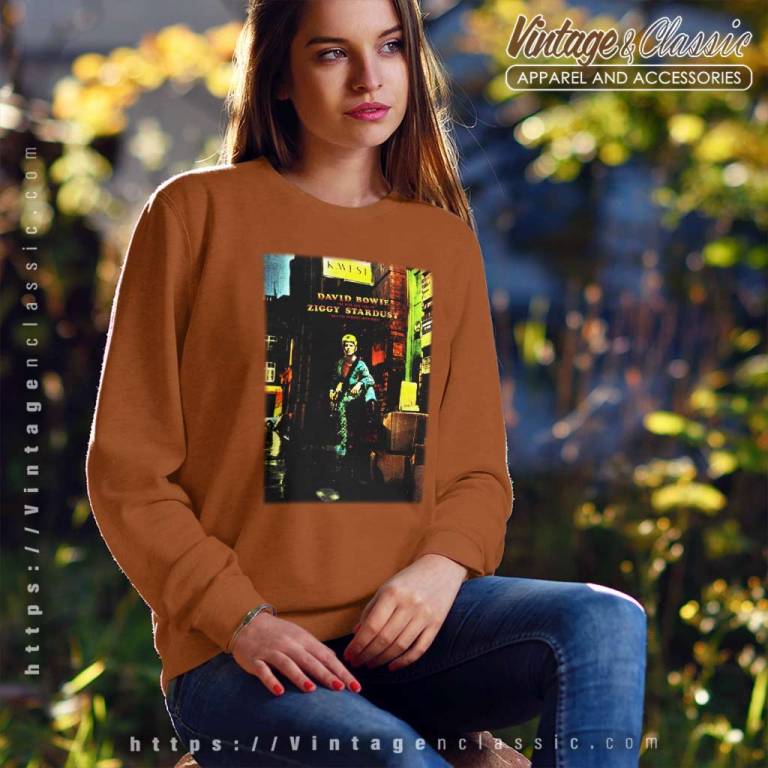 David Bowie Shirt Ziggy Stardust Sweatshirt David Bowie Shirt Ziggy Stardust Sweatshirt