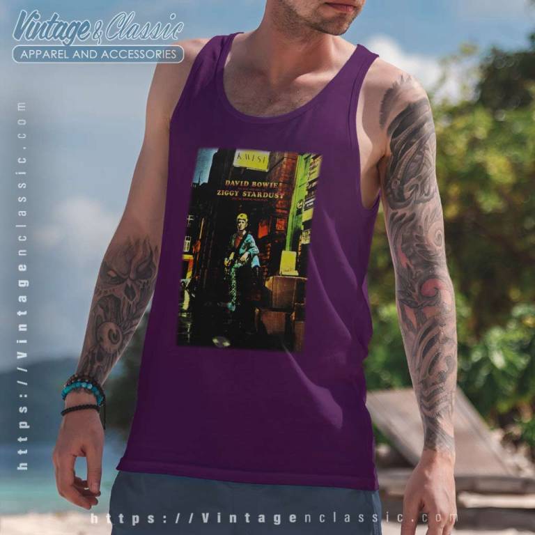 David Bowie Shirt Ziggy Stardust Tank Top Racerback David Bowie Shirt Ziggy Stardust Tank Top Racerback