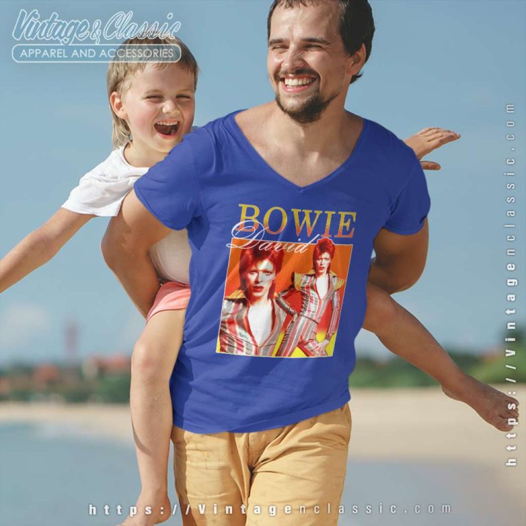 David Bowie Shirt Ziggy Stardust V Neck TShirt David Bowie Shirt Ziggy Stardust V Neck TShirt