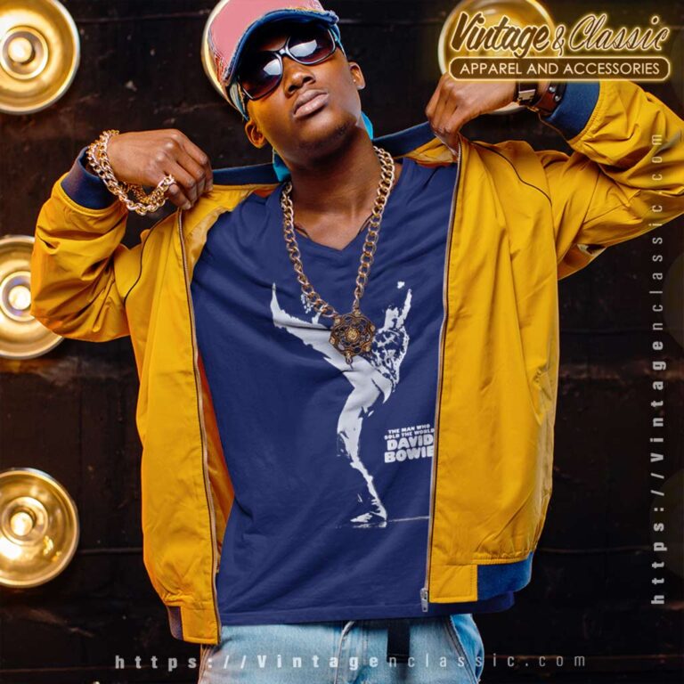 David Bowie Sold The World V Neck TShirt David Bowie Sold The World V Neck TShirt