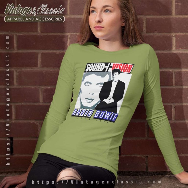 David Bowie Sound Vision Long Sleeve Tee David Bowie Sound Vision Long Sleeve Tee