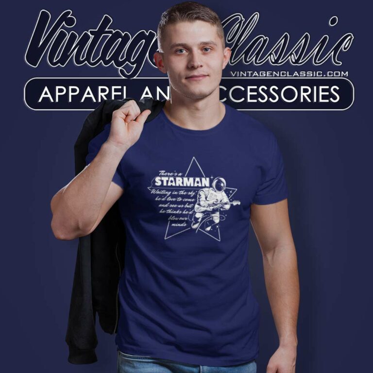 David Bowie Starman Ziggy Stardust T Shirt David Bowie Starman Ziggy Stardust T Shirt