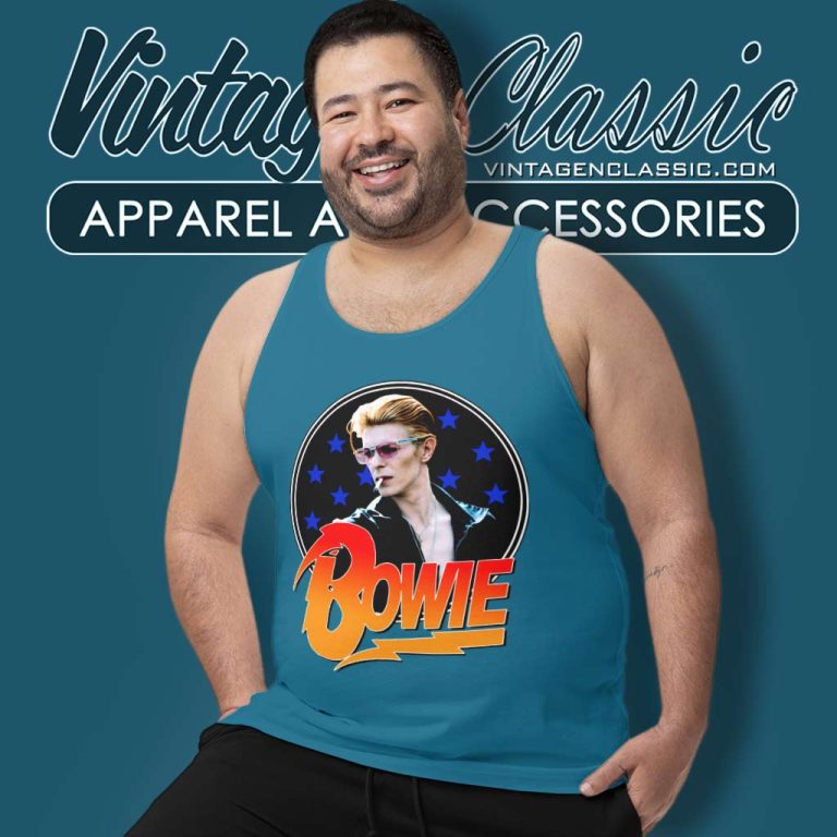David Bowie Stars Tank Top Racerback David Bowie Stars Tank Top Racerback
