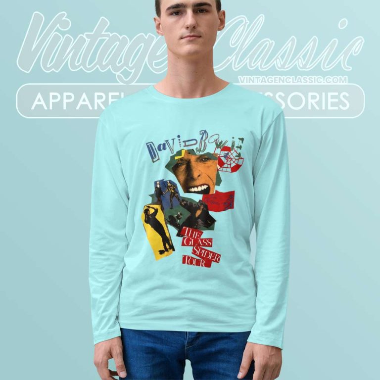 David Bowie The Glass Spider Long Sleeve Tee David Bowie The Glass Spider Long Sleeve Tee