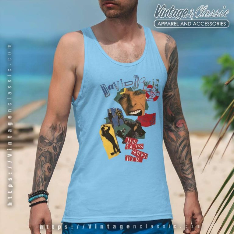 David Bowie The Glass Spider Tank Top Racerback David Bowie The Glass Spider Tank Top Racerback