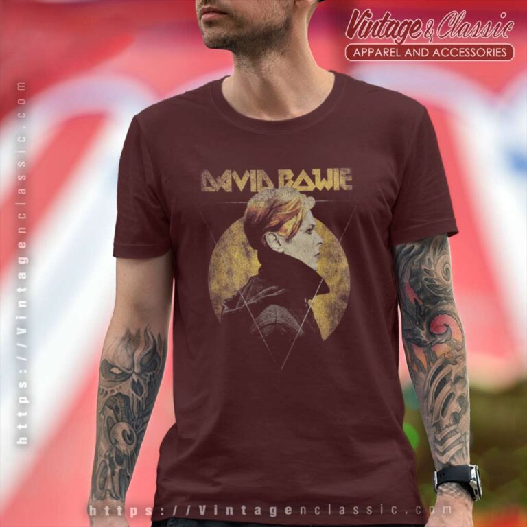 David Bowie Triangle T Shirt David Bowie Triangle T Shirt