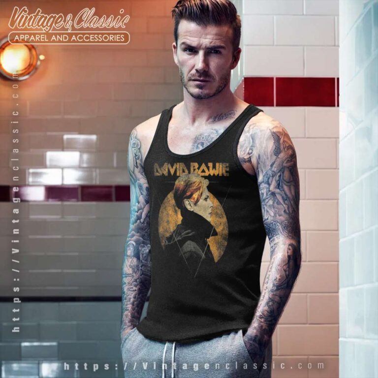 David Bowie Triangle Tank Top Racerback David Bowie Triangle Tank Top Racerback