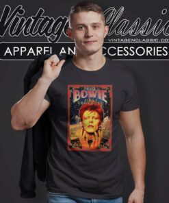 David Bowie Ziggy Stardust Rock Music T Shirt