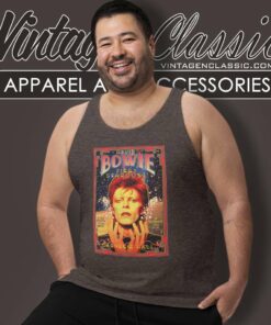 David Bowie Ziggy Stardust Rock Music Tank Top Racerback