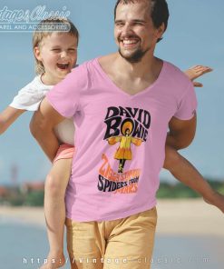 David Bowie Ziggy Stardust V Neck TShirt