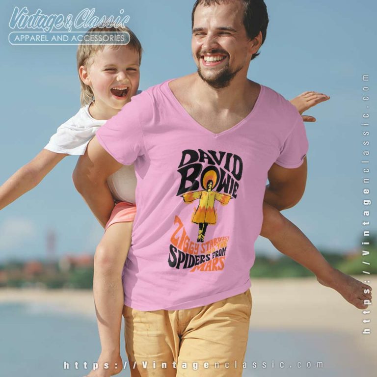 David Bowie Ziggy Stardust V Neck TShirt David Bowie Ziggy Stardust V Neck TShirt