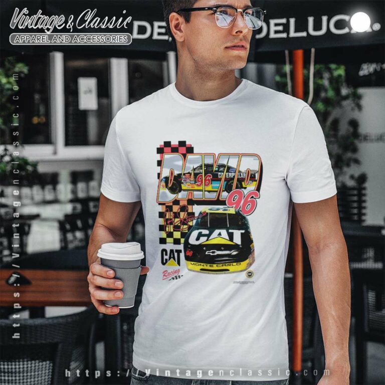 David Green 96 Chevy Caterpillar Monte Carlo Racing Nascar T Shirt David Green 96 Chevy Caterpillar Monte Carlo Racing Nascar T Shirt