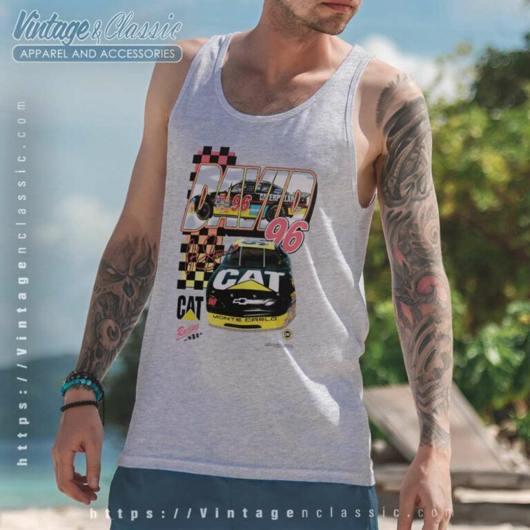 David Green 96 Chevy Caterpillar Monte Carlo Racing Nascar Tank Top Racerback David Green 96 Chevy Caterpillar Monte Carlo Racing Nascar Tank Top Racerback