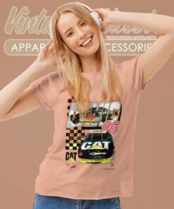 David Green 96 Chevy Caterpillar Monte Carlo Racing Nascar Women TShirt