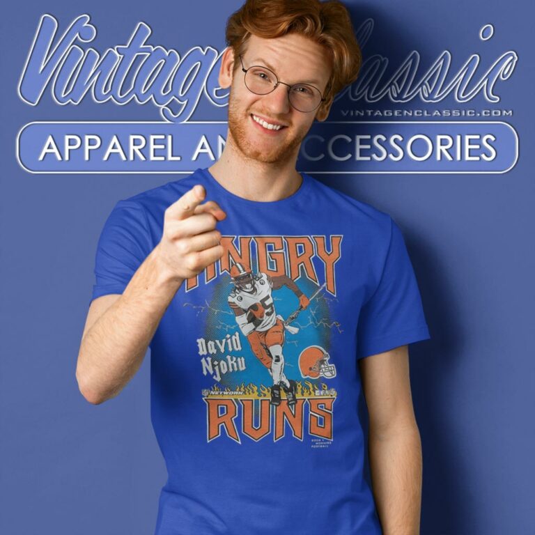 David Njoku Cleveland Browns Angry Runs Player T Shirt David Njoku Cleveland Browns Angry Runs Player T Shirt