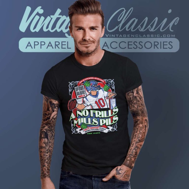 Davis Mills Houston Texans A No Frills Mills Pils T Shirt Davis Mills Houston Texans A No Frills Mills Pils T Shirt