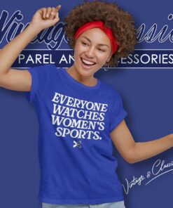 Dawn Staley Wearing Everyone Watches Womens Sports Women T Shirt