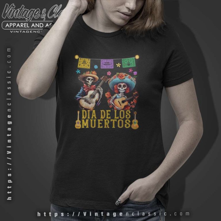 Day Of The Dead Skeleton Dancing Women TShirt Day Of The Dead Skeleton Dancing Women TShirt