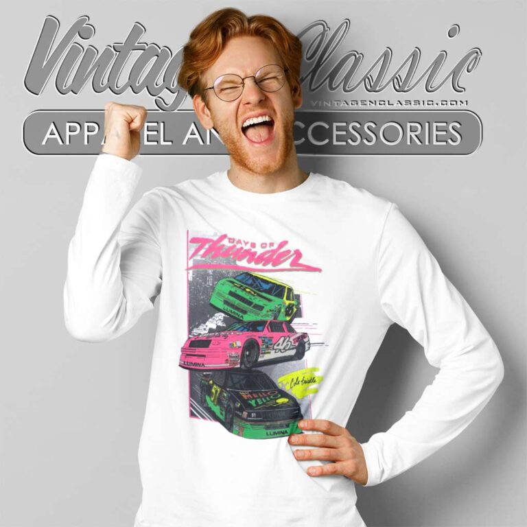 Days Of Thunder Chevrolet Nascar Long Sleeve Tee Days Of Thunder Chevrolet Nascar Long Sleeve Tee