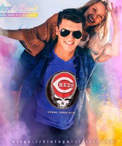 Dead Cincinnati Reds Steal Your Base V Neck TShirt