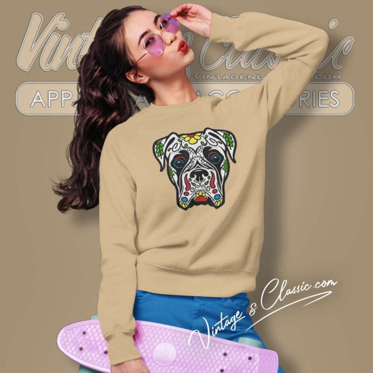Dead Sugar Skull Dog Sweatshirt Dead Sugar Skull Dog Sweatshirt